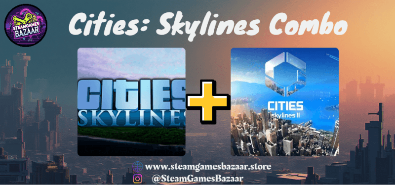Cities: Skylines Combo Pack Cities: Skylines Combo Pack - Preloaded Steam Account - Buy Online at SteamGamesBazaar