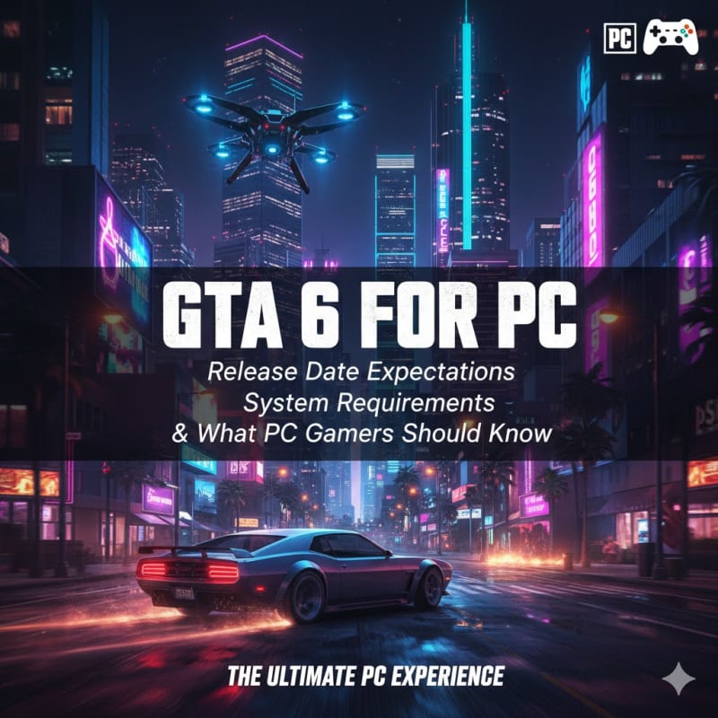GTA 6 for PC: Release Date Expectations, System Requirements & What PC Gamers Should Know - PC Games News article on SteamGamesBazaar