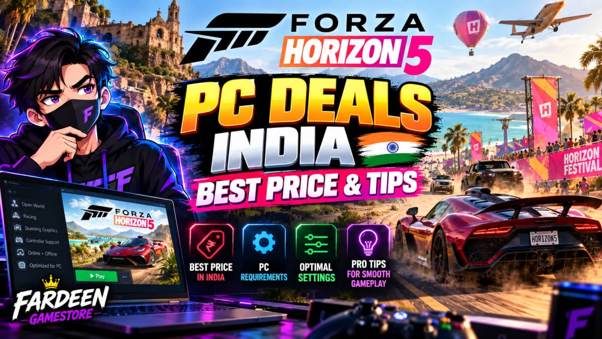 Forza Horizon 5 PC Deals: How to Play on Budget in India - PC Games Deals article on SteamGamesBazaar
