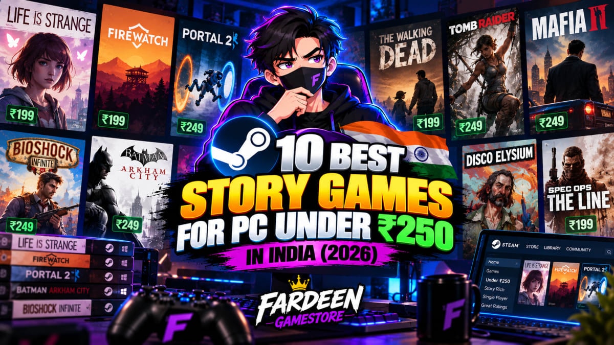 10 Great Story Games for PC You Can Play in India for Under ₹250 10 Great Story Games for PC You Can Play in India for Under ₹250 - Steam Guides article on gaming and streaming deals