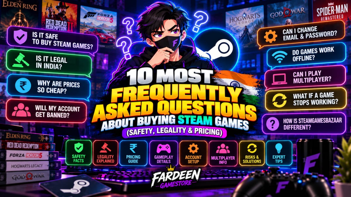 10 Most Frequently Asked Questions About Buying Steam Games (Safety, Legality & Pricing) 10 Most Frequently Asked Questions About Buying Steam Games (Safety, Legality & Pricing) - Steam Guides article on gaming and streaming deals