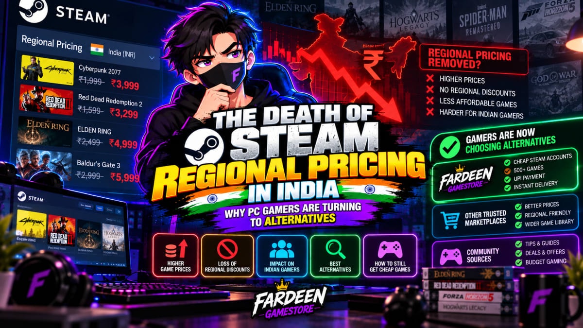 The Death of Steam Regional Pricing in India: Why PC Gamers Are Turning to Alternatives The Death of Steam Regional Pricing in India: Why PC Gamers Are Turning to Alternatives - Steam Guides article on gaming and streaming deals