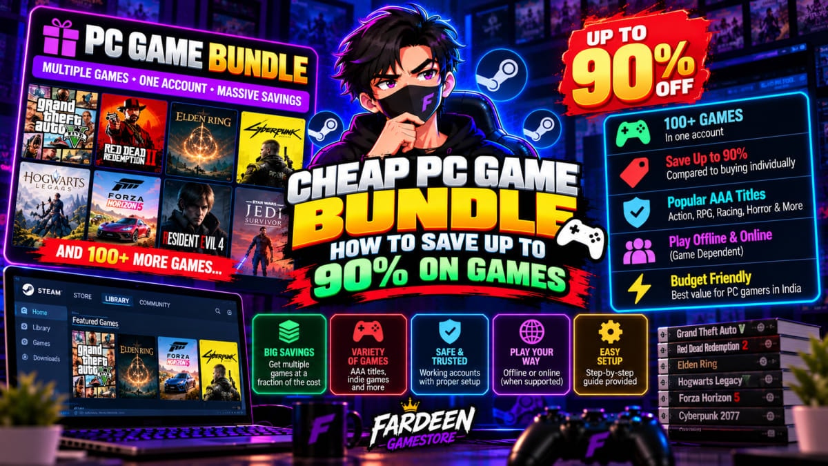 Cheap PC Game Bundle India: How to Save Up to 90% on Games Cheap PC Game Bundle India: How to Save Up to 90% on Games - Buying Guides article on gaming and streaming deals